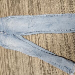 Light Blue Aeropostale High Rise Skinny Jeans
